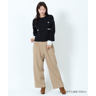 マリークワント MARY QUANT ダブルフェイス カーディガン （ブラウン）｜詳細画像
