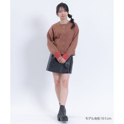 マリークワント MARY QUANT ダブルフェイス カーディガン （グレー）｜詳細画像