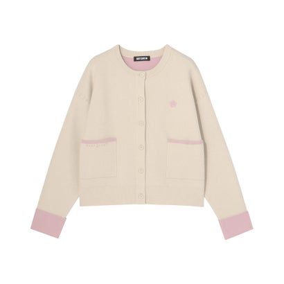 マリークワント MARY QUANT ダブルフェイス カーディガン （アイボリー）｜詳細画像