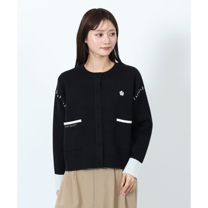 マリークワント MARY QUANT ダブルフェイス カーディガン （ブラック）｜詳細画像