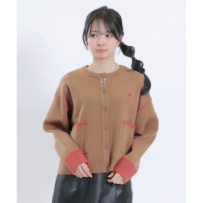 マリークワント MARY QUANT ダブルフェイス カーディガン （ブラック）｜詳細画像