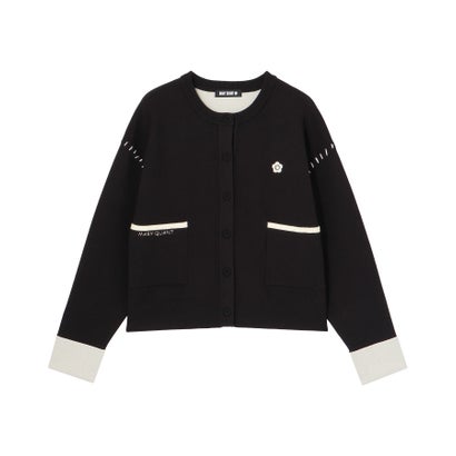 マリークワント MARY QUANT ダブルフェイス カーディガン （ブラック）｜詳細画像