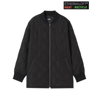 マリークワント MARY QUANT 中綿キルトデイジー ブルゾン （ブラック）｜詳細画像