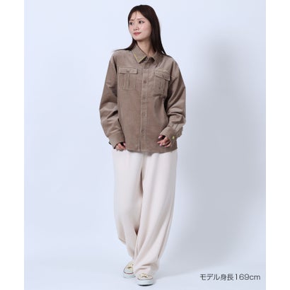 マリークワント MARY QUANT コーデュロイシャツ ブラウス （ブラック）｜詳細画像