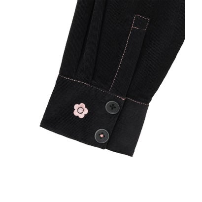 マリークワント MARY QUANT コーデュロイシャツ ブラウス （ベージュ）｜詳細画像