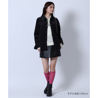 マリークワント MARY QUANT コーデュロイシャツ ブラウス （ベージュ）｜詳細画像