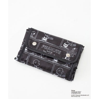 PEANUTS×MAKAVELIC ECOBAG （ブラック）｜詳細画像