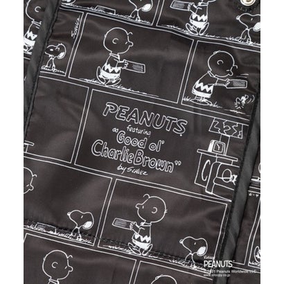 PEANUTS×MAKAVELIC ECOBAG （ブラック）｜詳細画像