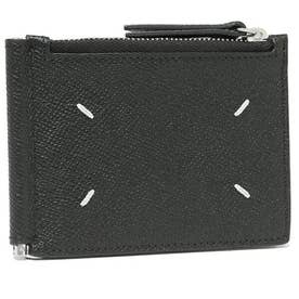 二つ折り財布 マネークリップ コインケース ブラック メンズ Maison Margiela SA1UI0018 P4745 T8013 一粒万倍日 （ブラック）