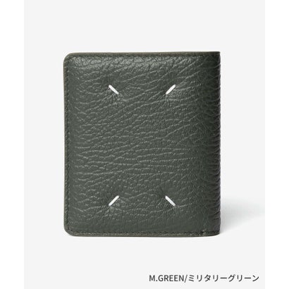 メゾン マルジェラ MAISON MARGIELA S56UI0140 P4455 二つ折り財布 革財布 メンズ レディース （M.GREEN/ミリタリーグリーン）｜詳細画像