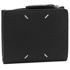 二つ折り財布 ミニ財布 ブラック メンズ レディース Maison Margiela SA1UI0023 P4455 T8013 一粒万倍日 （ブラック）