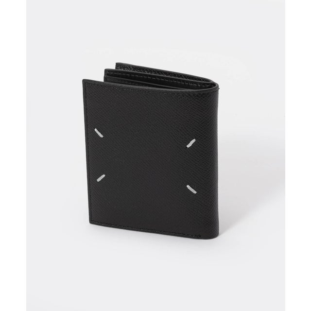 
                    SA1UI0020 P4745 フリップフラップウォレット 二つ折り財布 レディース 財布 本革 ミニ財布 （ブラック）
