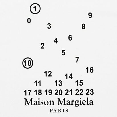 メゾン マルジェラ MAISON MARGIELA Tシャツ Sサイズ トップス 半袖カットソー ロゴT ホワイト メンズ Maison Margiela S51GC0516 S22816 100 （ホワイト）｜詳細画像