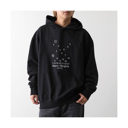 メゾン マルジェラ MAISON MARGIELA MAISON MARGIELA パーカー S50GU0202 S25505 プルオーバー （900/ブラック）｜詳細画像