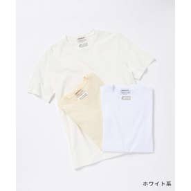 S50GC0687 S23973 Tシャツ メンズ トップス 3枚セット 半袖 カットソー パックT クルーネック （ホワイト系）