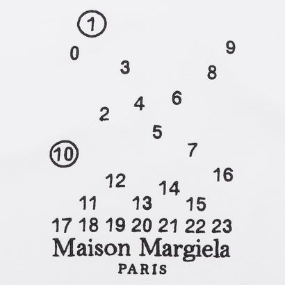 メゾン マルジェラ MAISON MARGIELA パーカー スウェットシャツ フーデット プルオーバー ホワイト メンズ Maison Margiela S50GU0202 S25505 100 （WHITE）｜詳細画像