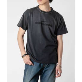 S51GC0526 S20079 Tシャツ T-SHIRT メンズ 半袖 カットソー クルーネック 春夏 綿 （ウォッシュドブラック）