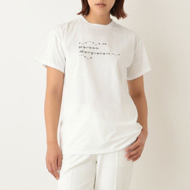 
                    トップス フォトジェネレーター 半袖 Tシャツ カットソー ホワイト レディース Maison Margiela S51GC0515 S22816 100 （ホワイト）