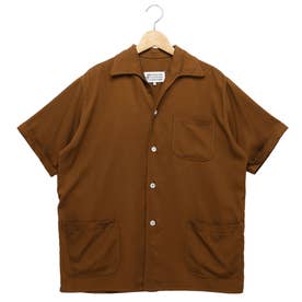 シャツ 半袖シャツ ブラウン メンズ Maison Margiela S50DR0003 S60495 133 （RUST）