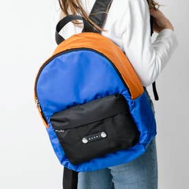 ZAMQ0041U0 TN685 バックパック メンズ バッグ ハックニーパネル リュックサック Hackney Panelled Backpack （ブルー×ブラック×オレンジ）
