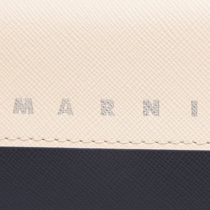 マルニ MARNI カードケース パスケース ロゴ ホワイト マルチカラー メンズ MARNI PFMI0079U0 LV520 ZO718 （TALC NIGHT BLUE）｜詳細画像