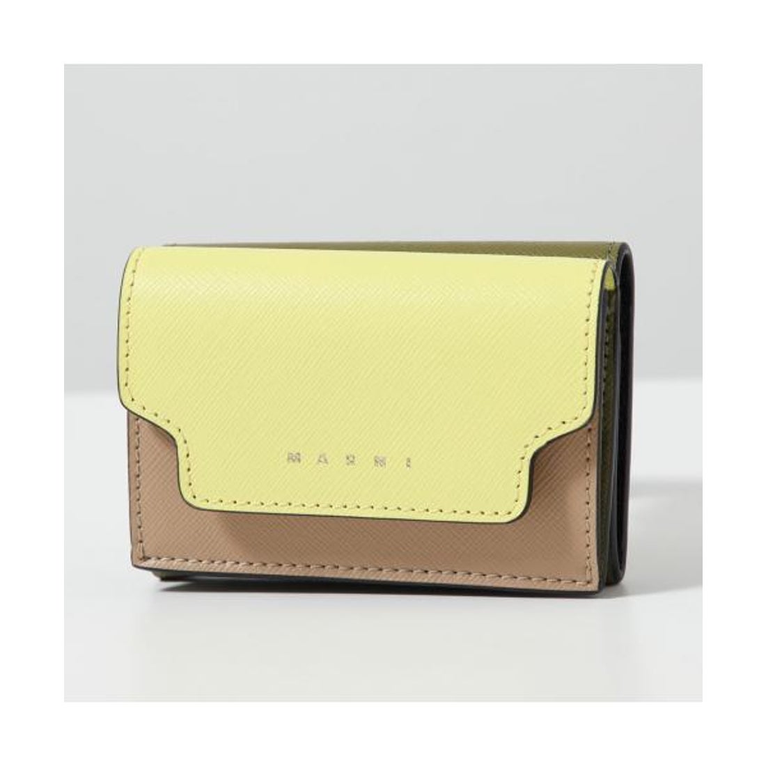 マルニ MARNI MARNI 三つ折り財布 PFMOW02U23 LV520 サフィアーノ 