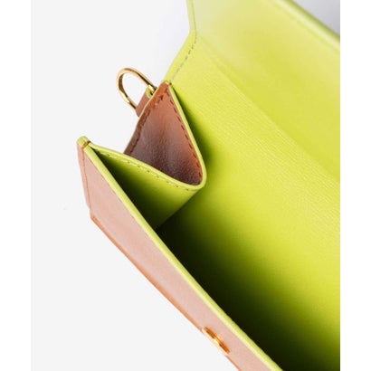 マルニ MARNI Metal Logo Bicolor Trifold Wallet メタル （BARK(00M51)）｜詳細画像