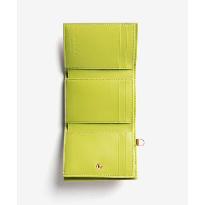 マルニ MARNI Metal Logo Bicolor Trifold Wallet メタル （BARK(00M51)）｜詳細画像
