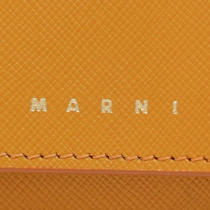 マルニ MARNI 三つ折り財布 トランク ミニ財布 オレンジ ユニセックス MARNI PFMOW02U07 LV520 Z645Y （PUMPKIN）｜詳細画像