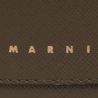 マルニ MARNI 二つ折り財布 ミニ財布 グリーン メンズ レディース ユニセックス MARNI PFMOQ14U07 LV520 Z684V （DUSTY OLIVE）｜詳細画像