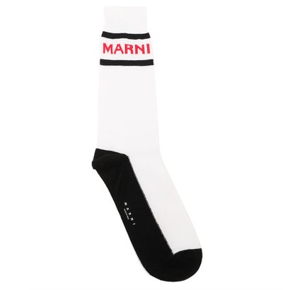 マルニ MARNI 靴下 ソックス ホワイト メンズ MARNI SKZC0088Q0 UFC112 V2W01 （マルチカラー）｜詳細画像