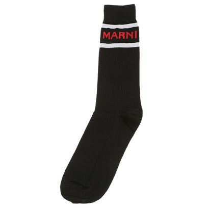 マルニ MARNI 靴下 ソックス ブラック メンズ MARNI SKZC0088Q0 UFC112 00N99 （マルチカラー）｜詳細画像