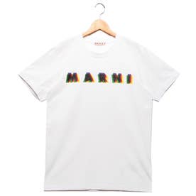 Tシャツ 3D MARNIプリント コットンTシャツ 半袖Tシャツ トップス ホワイト メンズ HUMU0198PE USCV16 MCW01 （LILY-WHITE）