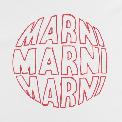 マルニ MARNI Tシャツ カットソー オーガニックコットン ホワイト メンズ MARNI HUMU0223PG USCV80 CLW01 （LILY WHITE）｜詳細画像