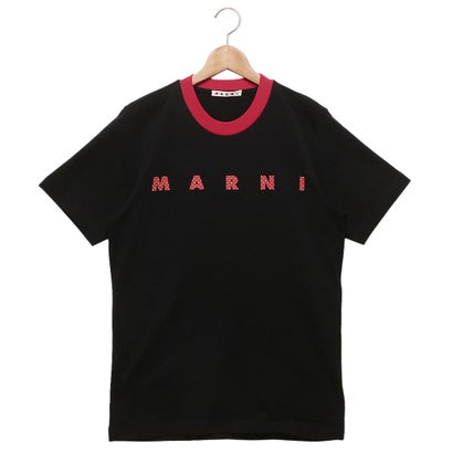 マルニ MARNI Tシャツ カットソー オーガニックコットン 水玉ロゴ ブラック メンズ MARNI HUMU0198PN USCV77 PDN99 （BLACK）｜詳細画像