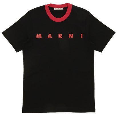 マルニ MARNI Tシャツ カットソー オーガニックコットン 水玉ロゴ ブラック メンズ MARNI HUMU0198PN USCV77 PDN99 （BLACK）｜詳細画像