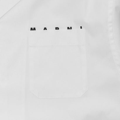 マルニ MARNI シャツ ブラウス ロゴ ホワイト メンズ MARNI CUMU0213P8 USCT88 LOW01 （LILY WHITE）｜詳細画像