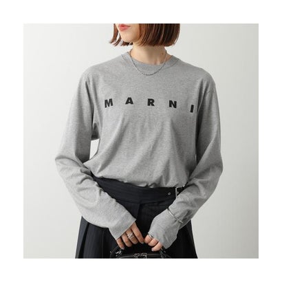 マルニ MARNI MARNI KIDS 長袖 Tシャツ M01603 M00RF ロゴ （0M100/ホワイト）｜詳細画像