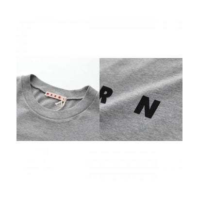 MARNI KIDS 長袖 Tシャツ M01603 M00RF ロゴ （0M721/カーキブラウン）｜詳細画像