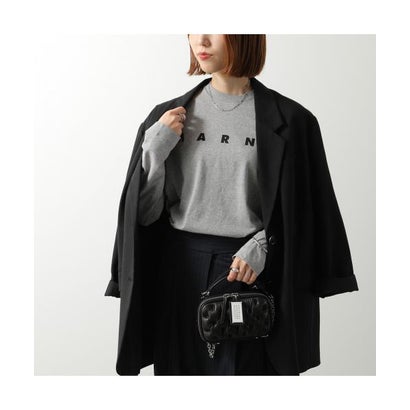 マルニ MARNI MARNI KIDS 長袖 Tシャツ M01603 M00RF ロゴ （0M900/ブラック）｜詳細画像