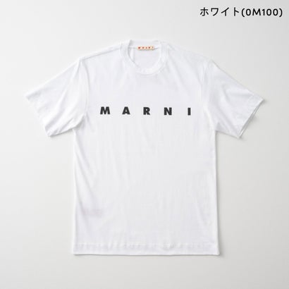 マルニ MARNI Tシャツ キッズ T-SHIRT WITH LOGO M002MV M00RF （ホワイト(0M100)）｜詳細画像