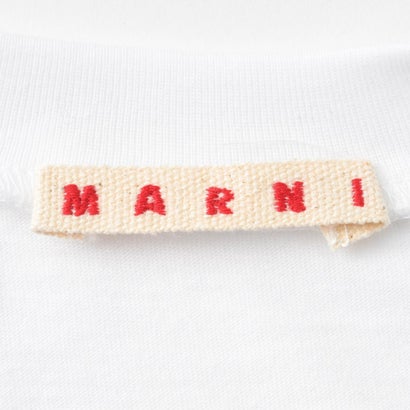 マルニ MARNI Tシャツ キッズ T-SHIRT WITH LOGO M002MV M00RF （ホワイト(0M100)）｜詳細画像