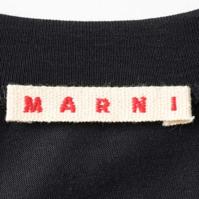 マルニ MARNI Tシャツ キッズ T-SHIRT WITH LOGO M002MV M00RF （ブラック(0M900)）｜詳細画像