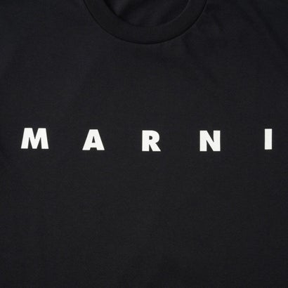 マルニ MARNI Tシャツ キッズ T-SHIRT WITH LOGO M002MV M00RF （ブラック(0M900)）｜詳細画像