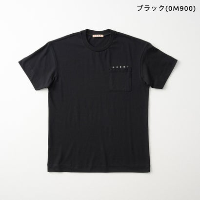 マルニ MARNI Tシャツ キッズ T-SHIRT WITH PEEPING MARNI LOGO M01415 M00RF （ブラック(0M900)）｜詳細画像