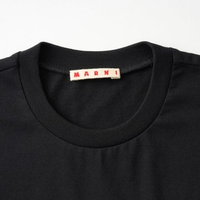 マルニ MARNI Tシャツ キッズ T-SHIRT WITH PEEPING MARNI LOGO M01415 M00RF （ブラック(0M900)）｜詳細画像