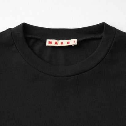 マルニ MARNI Tシャツ キッズ T-SHIRT WITH RHINESTONE LOGO M01968 M00SG （ブラック(0M900)）｜詳細画像