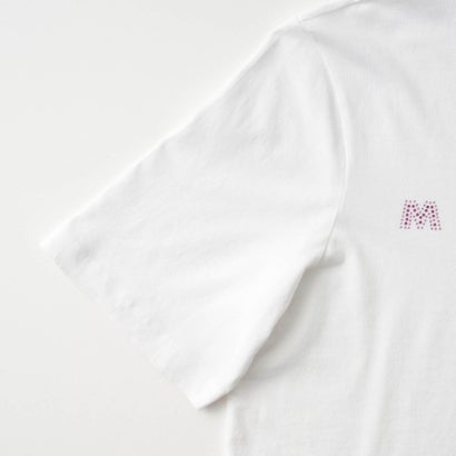 マルニ MARNI Tシャツ キッズ T-SHIRT WITH RHINESTONE LOGO M01968 M00SG （ホワイト(0M100)）｜詳細画像