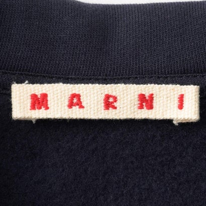 マルニ MARNI ブルゾン キッズ LOGO PETER PAN COLLAR ZIPPER JACKET M01879 M00XC （ネイビー(0M862)）｜詳細画像