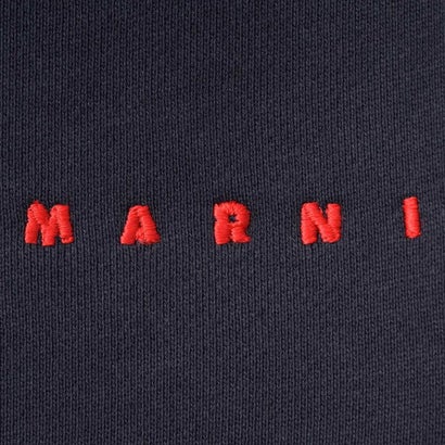 マルニ MARNI ブルゾン キッズ LOGO PETER PAN COLLAR ZIPPER JACKET M01879 M00XC （ネイビー(0M862)）｜詳細画像